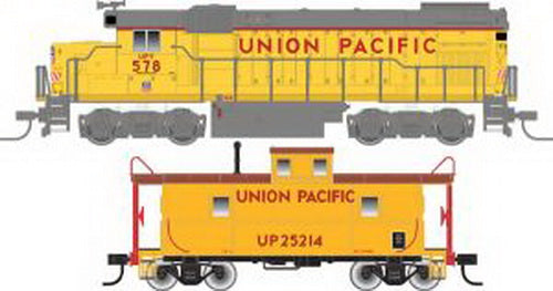 Atlas 2106 Union Pacific Trainman N Gauge Diesel Train Set