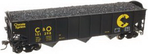 Atlas 20000964 HO Trainman 70-Ton 3-Bay Hopper,Chessie/C&O#150759