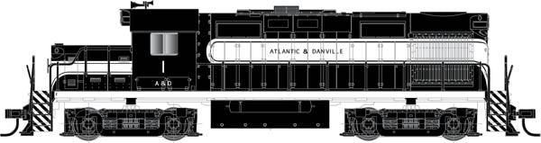 Atlas 10000302 Atlantic & Danville RS-36 Diesel Locomotive #1