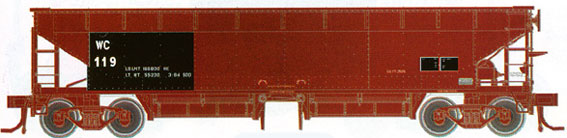 Atlas 1172 Wisconsin Central 70t Ballast Hopper