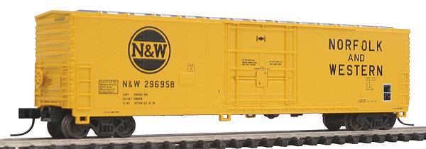 Atlas 30061 N Scale N&W 50' FGE Boxcar #296958