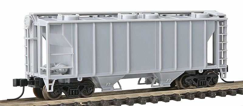 Atlas 3150 N Scale Undecorated PS2 2-Bay Hopper