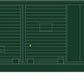 Atlas 36431A N Scale MEC 50' Double Door Boxcar #9000