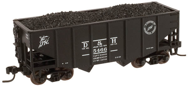 Atlas 41307 N Scale D&H 55T Fishbelly Hopper #5460