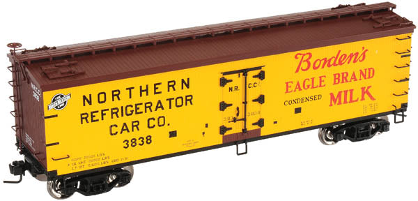 Atlas 41528 N Scale Borden's Evaporated Milk NRCCo 40' Wood Reefer #3837