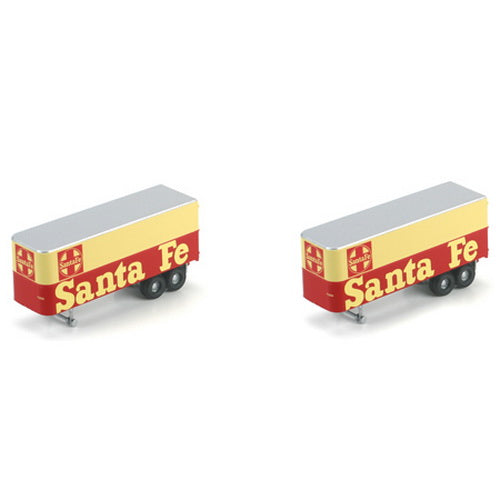 Athearn 92476 Santa Fe Two 25' Trailers (#F3208 & F3245)