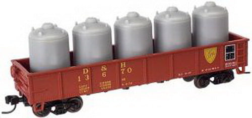 Atlas 35195 N Trainman 42' Gondola w/Load, D&H #13677