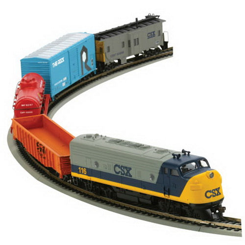 Athearn 1071 HO Scale CSX Warbonnet Express Diesel Train Set