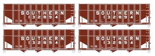 Athearn 76411 HO Southern 40' Wood Chip Hopper #3 (Set of 4)
