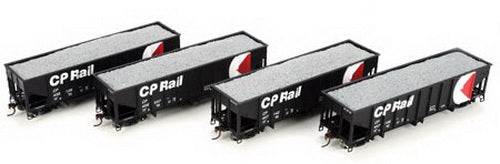 Athearn 76420 HO RTR OB Ballast Hopper w/Load, CPR #3 (4)