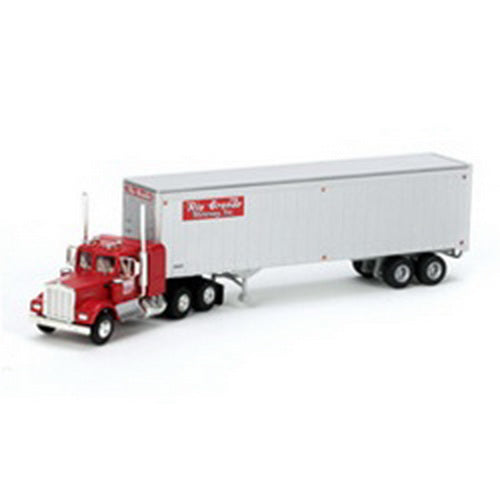 Athearn 91939 HO Rio Grande Motorway Kenworth w/40' Trailer - RTR