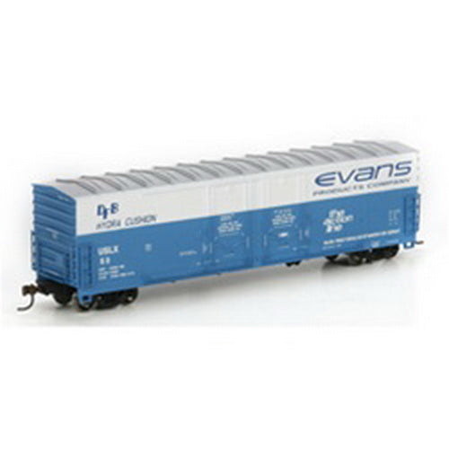 Athearn 96911 HO RTR 50' Double Door Plug Box, Evans #121
