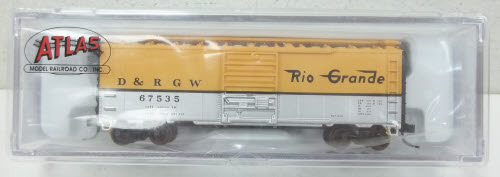 Atlas 34601A N 40'Boxcar D&RGW #67535