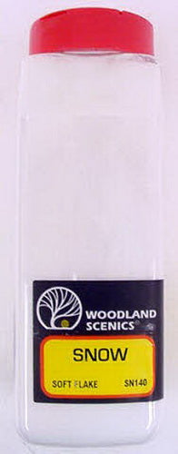 Woodland Scenics SN140 Snow Soft Flake 32 Oz. Shaker