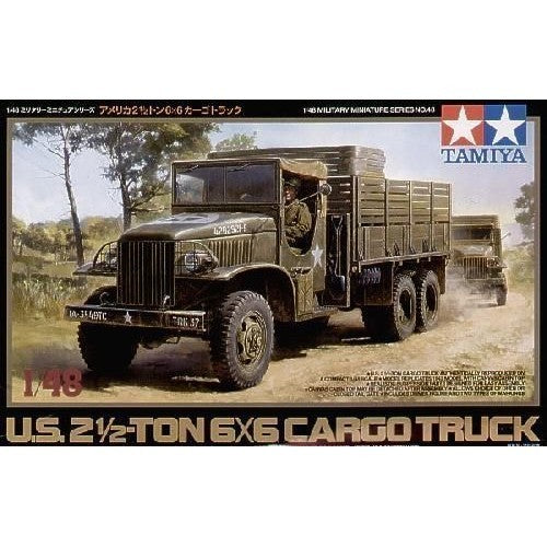 Tamiya 32548 1:48 US 2.5-Ton 6x6 Truck Military Vehicle Model Kit