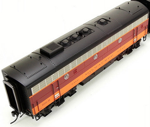 Broadway Limited 5109 HO Milwaukee Road EMD F7B with Sound #107B