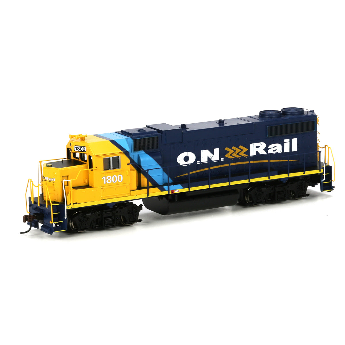 Athearn 77147 HO Ontario Northland Rail RTR GP38-2 Diesel Locomotive #1800
