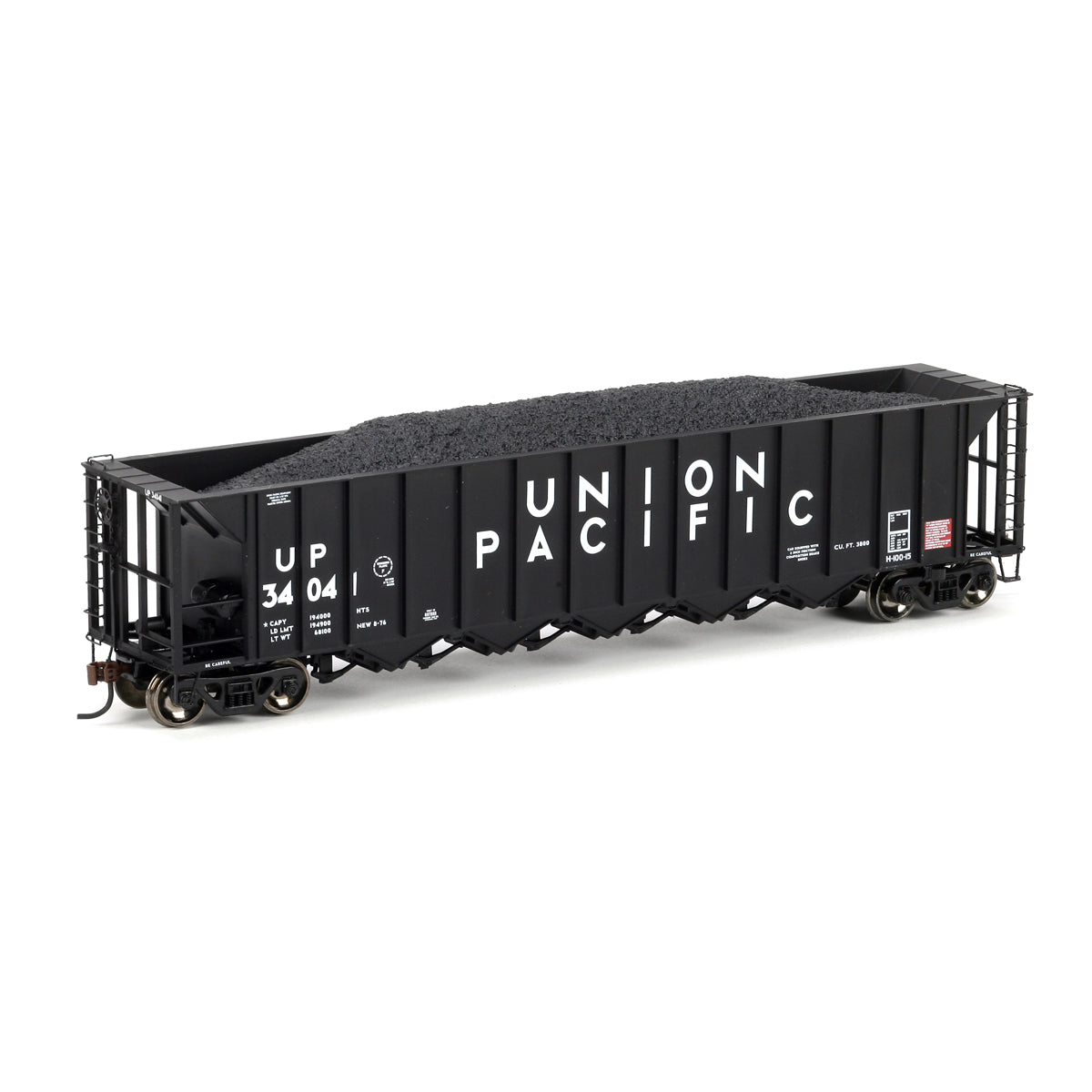 Athearn 94663 HO RTR 5-Bay Rapid Discharge Hopper, UP #34041
