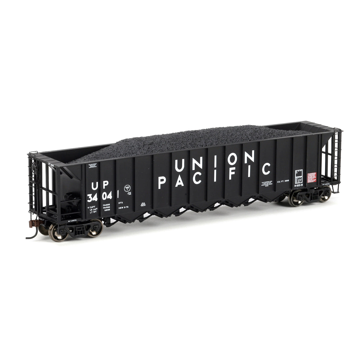Athearn 94663 HO Union Pacific 5-Bay Rapid Discharge Hopper Car #34041