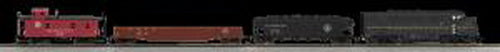 MTH 81-4002-0 HO Pennsylvania F-3 Diesel Ready to Run Deluxe Freight Train Set