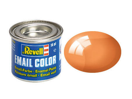 Revell 32730 Clear Orange Email Color Enamel Paint - 14 ml. Tin Can