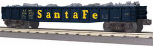 MTH 30-72066 Santa Fe Gondola Car W/Junk Load