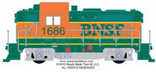 RMT 924284 O BNSF BEEP GP7 Diesel Locomotive #1687