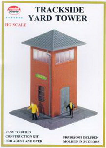 Model Power 551 HO Scale Trackside Yard Tower Building Kit