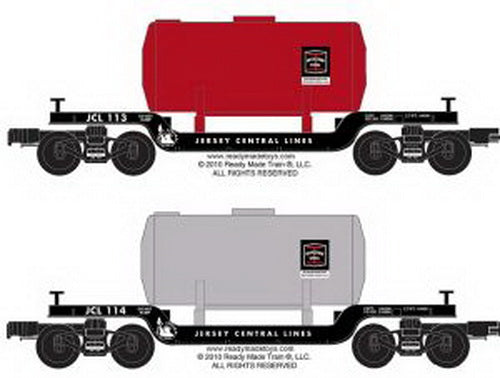 RMT 96526 O CNJ Depressed Center Flatcar (Set of 2)