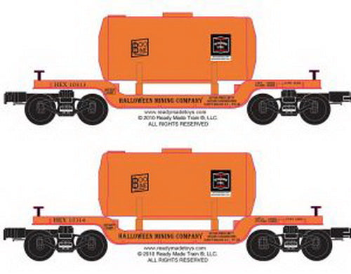 RMT 96572 O Dep.Ctr.Flat Car Halloween/2pk