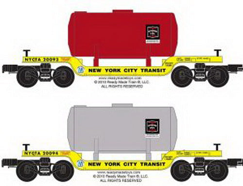 RMT 96573 O Dep.Ctr.Flat Car NY Subway/2pk