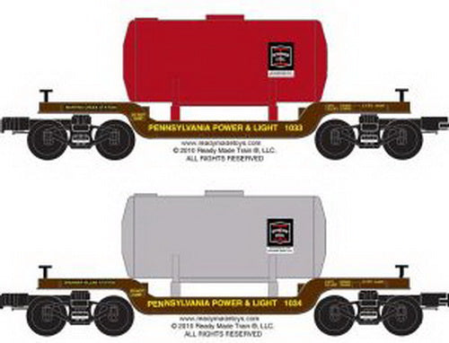 RMT 96576 O Dep.Ctr.Flat Car PP&L/2pk