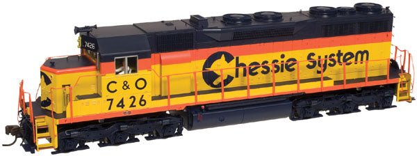 Atlas 10001049 HO Scale C&O SD35 Silver Chessie System 7427 HO