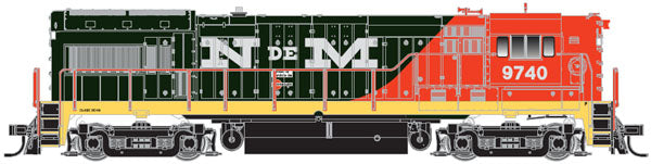 Atlas 10001162 HO Scale N de M U30B High Nose Powered Diesel Locomotive #9742