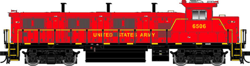Atlas 10001207 HO Scale U.S. Army NRE Genset Diesel Locomotive #6502