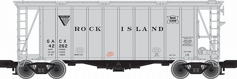 Atlas 3001060 O 40' Rock Island GATX Airslide Hopper