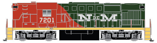 Atlas 42751 N NdeM RS-11 Diesel Locomotive with DCC #7201
