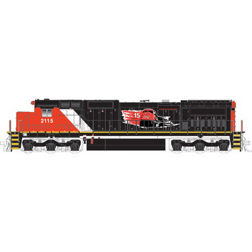 Atlas 51834 N CN 15th Anniversary Dash 8-40C Diesel Locomotive Standard DC #2115