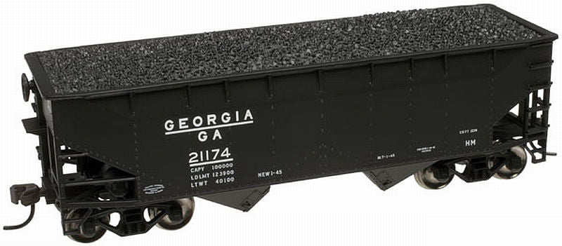 Atlas 5623 N 2B Off Side Hopper Georgia Railroad (Pack of 3)