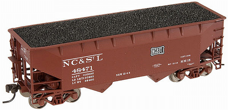 Atlas 5625 N Nash/Chattanooga/St.Louis Off Side Hopper (Pack of 3)