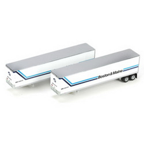 Athearn 73375 HO B&M 45' Fruehauf Z-Van Trailer #1 (Pack of 2)