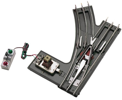 MTH 11-99077 Standard Gauge Tinplate Black 72 Inch Remote RH Switch