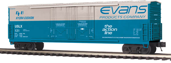 MTH 20-93514 Evans 50' Double Door Plugged Boxcar