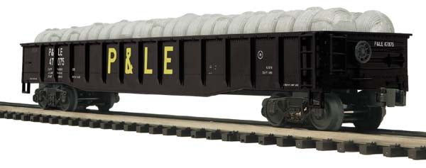 MTH 20-98735 Pittsburgh & Lake Erie Gondola Car w/Coiled Wire Load #47096