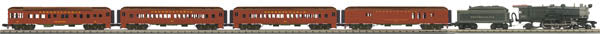 MTH 30-1551-1 PRR 4-6-2 Imperial K-4s O Gauge Pacific Steam Passenger Train Set