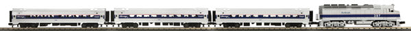 MTH 30-4204-0 Amtrak RailKing F40 Amfleet O Gauge Diesel Train Set with PS 2.0