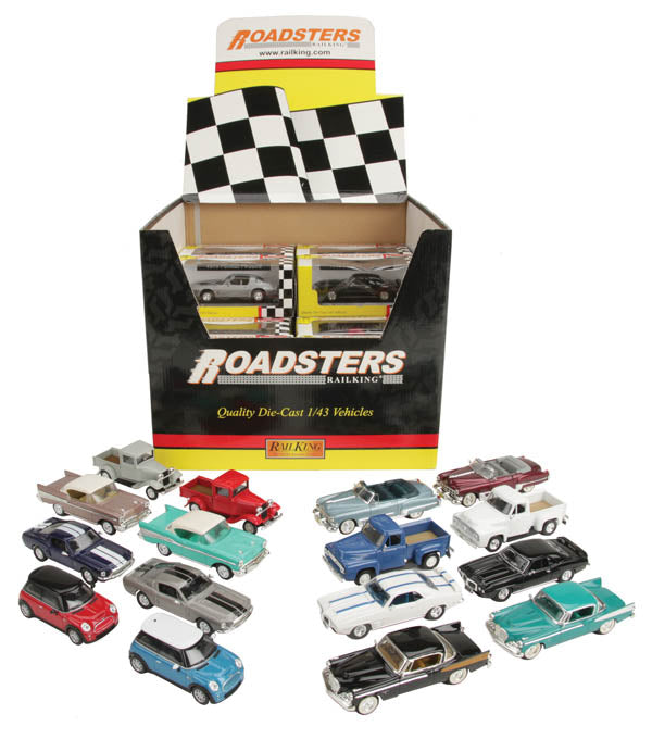 MTH 30-50057 O Roadster Hardtops Vehicle Set (Set of 32)