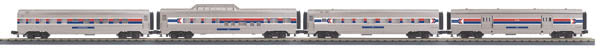 MTH 30-67546 4-CAR 60' STREAM. ABS PASSENGE AMTRAK