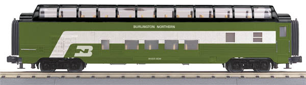 MTH 30-67557 60' STREAMLINED ABS FULL LENGT BURLINGTON NORTHERN