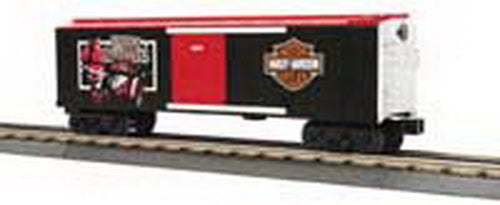 MTH 30-74569 O Gauge HARLEY-DAVIDSON 2009 Dealer Exclusive Christmas Boxcar